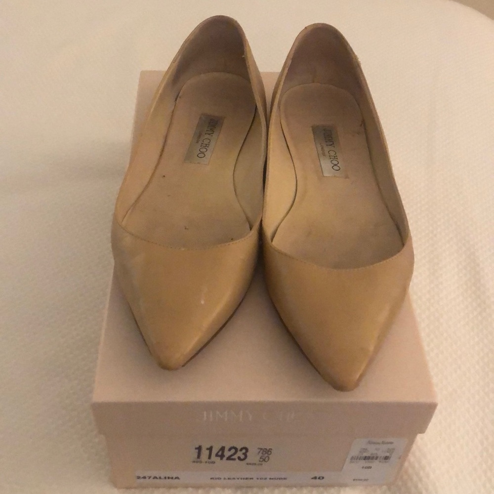 Jimmy Choo Alina flats size 40 (fits like a 9)